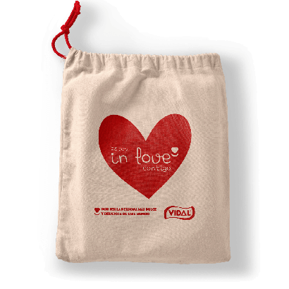Bolsa regalo In Love. Talla M 30x42