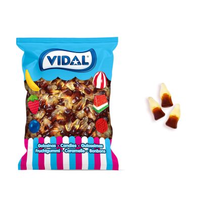 Botellas Mini Cola Jelly bolsa 1 Kg