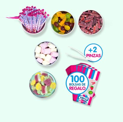 Candy bar bodas veganas y sin gluten