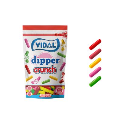 Dipper Crunch caja 10 bolsas doypacks autocierre 180g