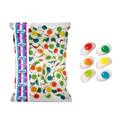 Huevos Fritos de colores bolsa 1 Kg