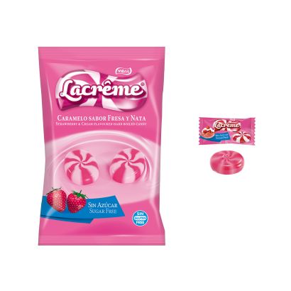 LaCrême Fresa Nata sin Azúcar bolsa 900 g