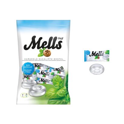 Mells Eucalipto Mentol Sin Azúcar bolsa 900 g
