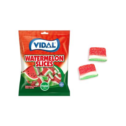 Tajadas de sandía Halal 14 bolsas de 90 g