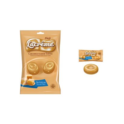LaCrême Toffee sin Azúcar 12 bolsas 80g