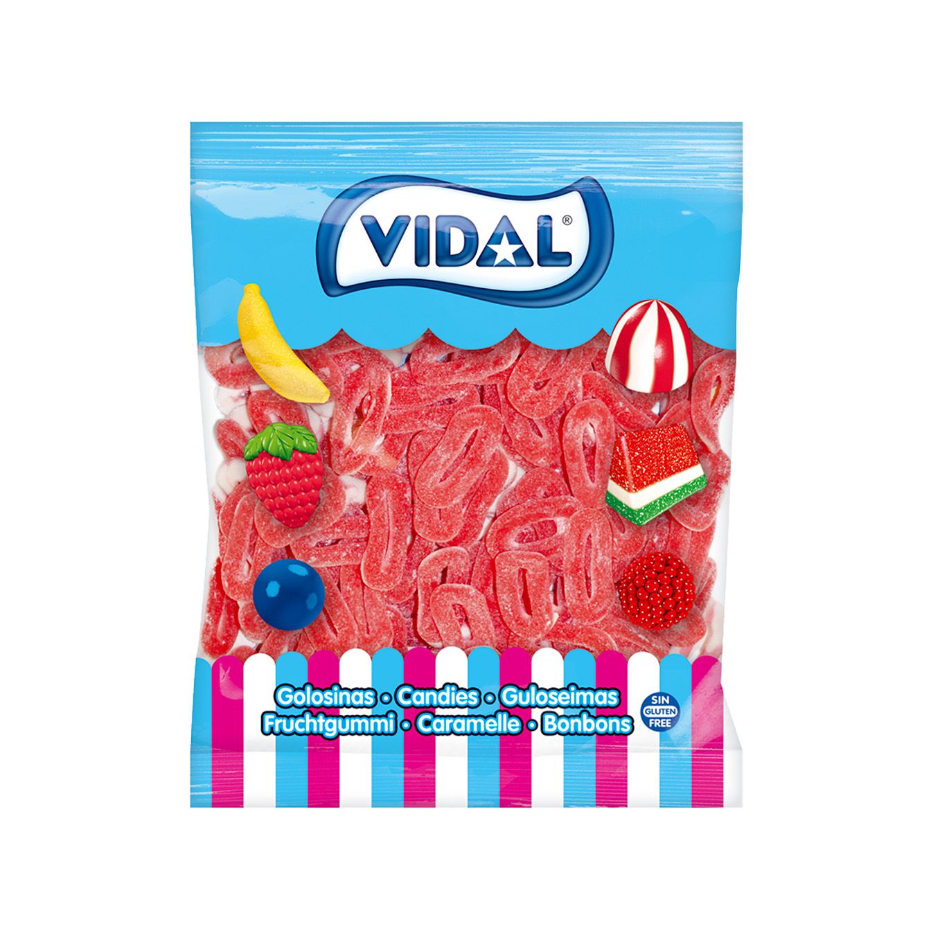 Aros Fresa Nata bolsa 1,5 Kg