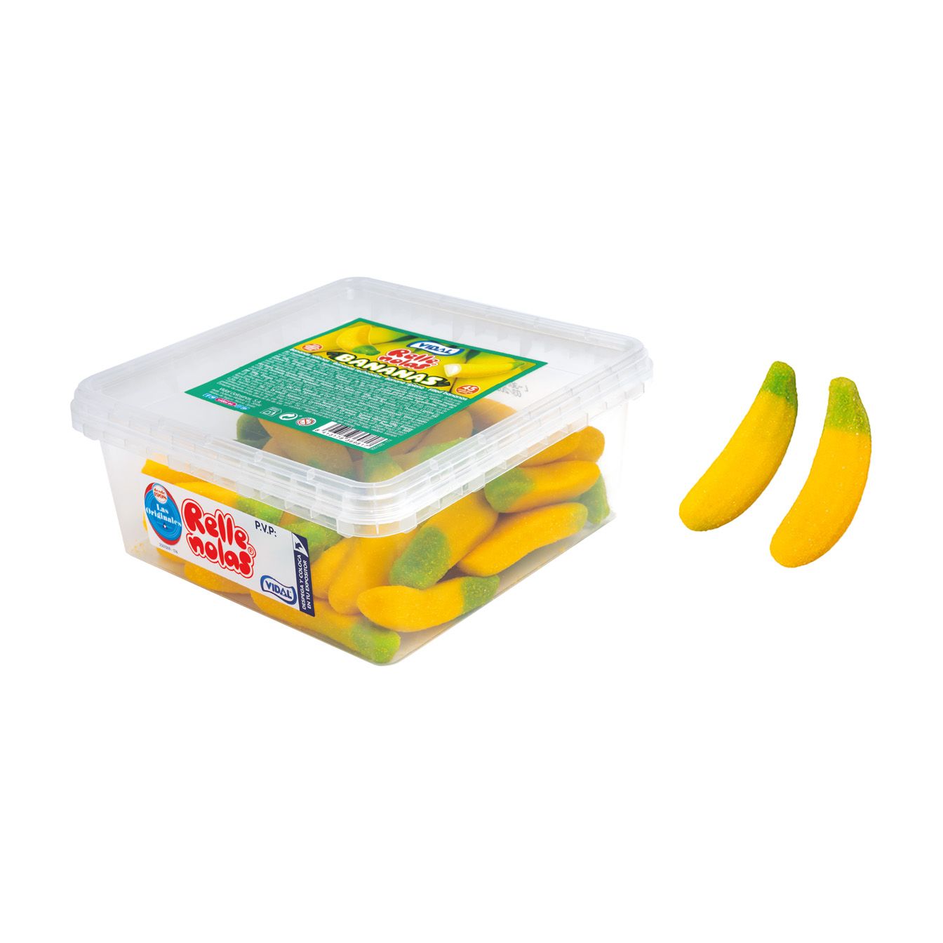 Bananas Gigantes Rellenas bandeja 855g