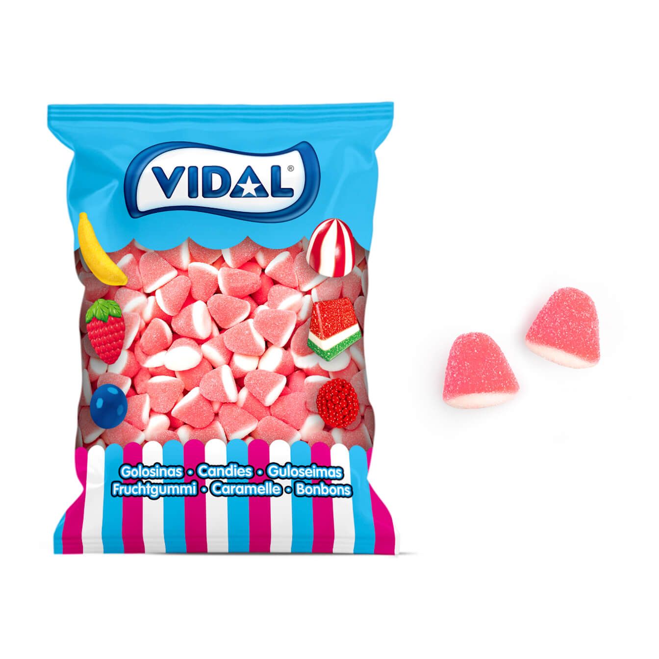 Besos Fresa bolsa 1,5 Kg