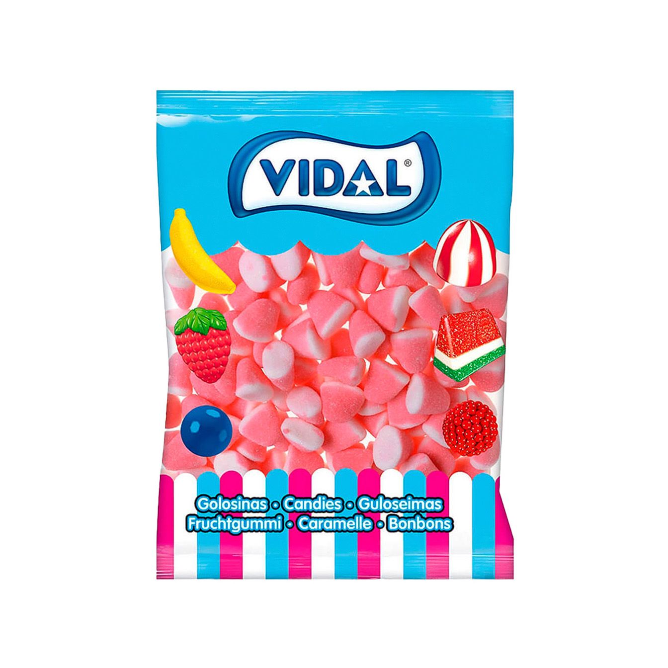 Besos Fresa bolsa 1,5 Kg