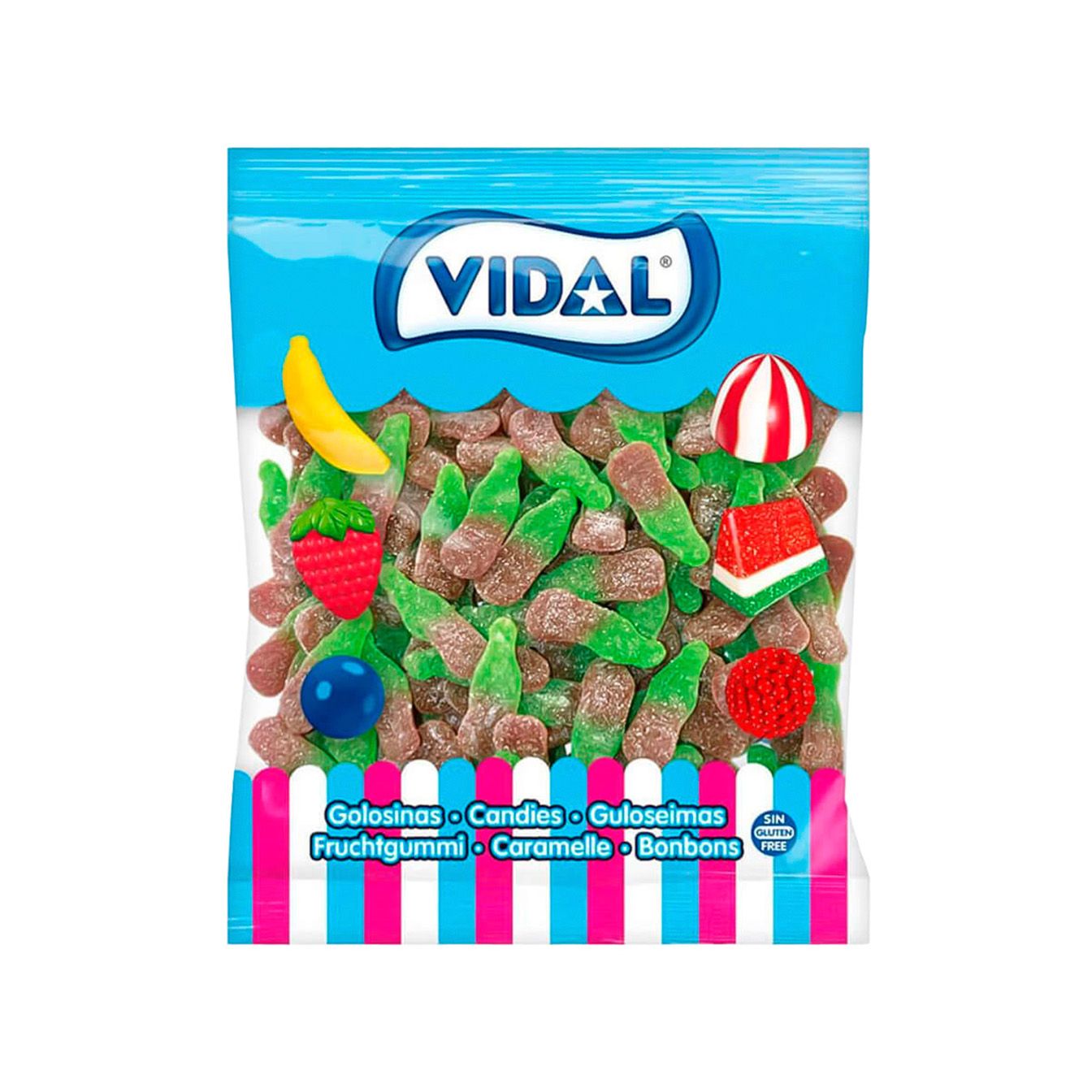 Botellas Cola bolsa 1,3 kg