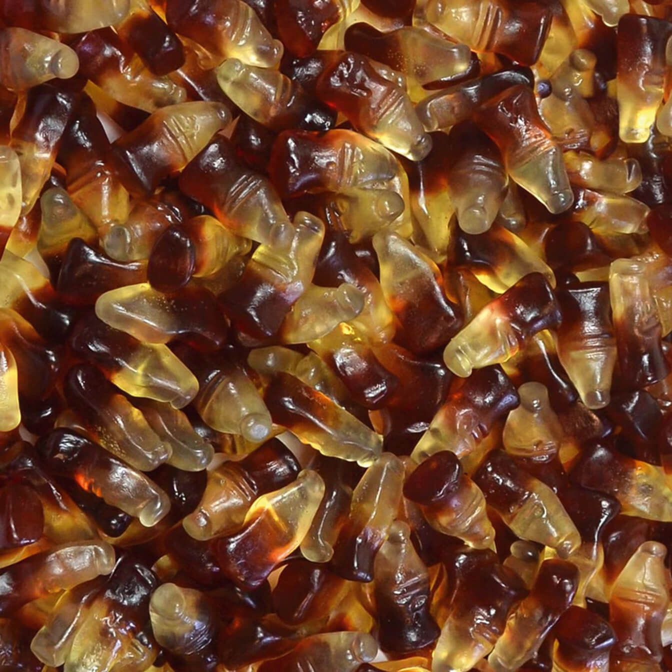 Botellas Mini Cola Jelly bolsa 1 Kg