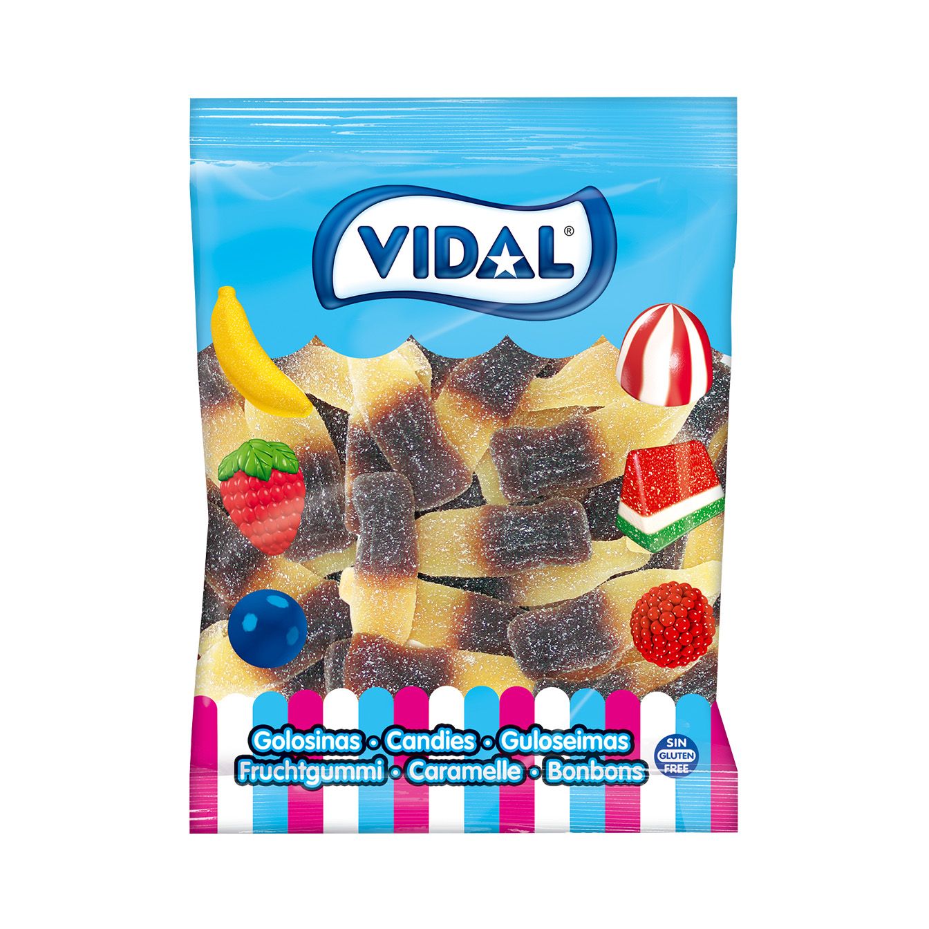 Botellas Pica Cola  Gigantes bolsa 2 Kg