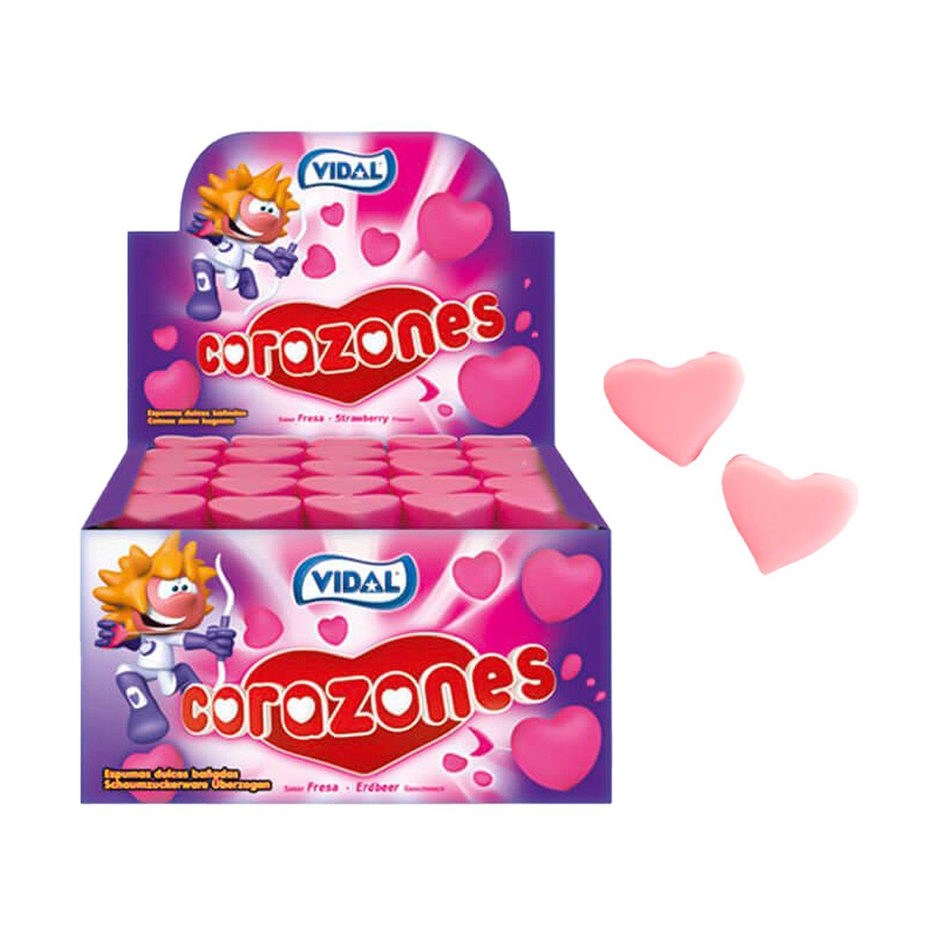 Corazones Fresa estuche 855 g