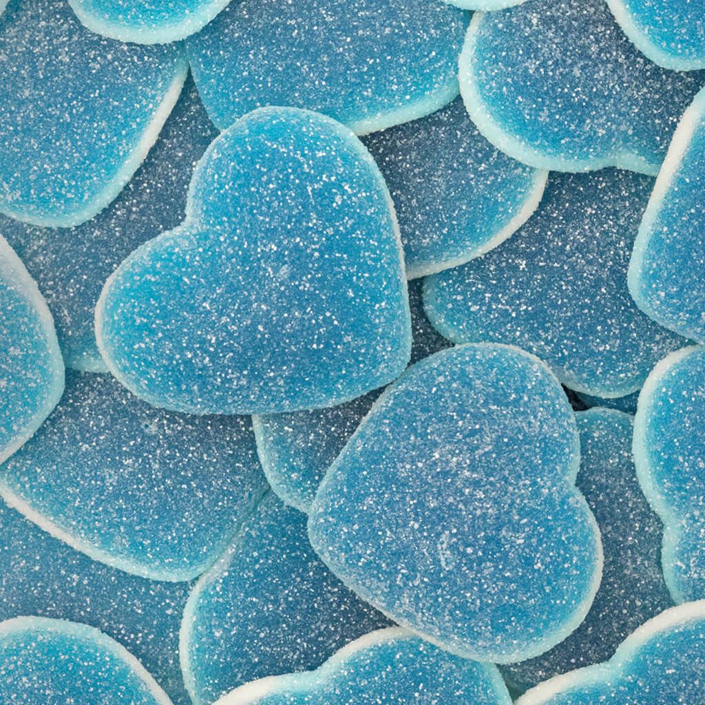 Corazones Pica Frambuesa Gigantes 1 Kg