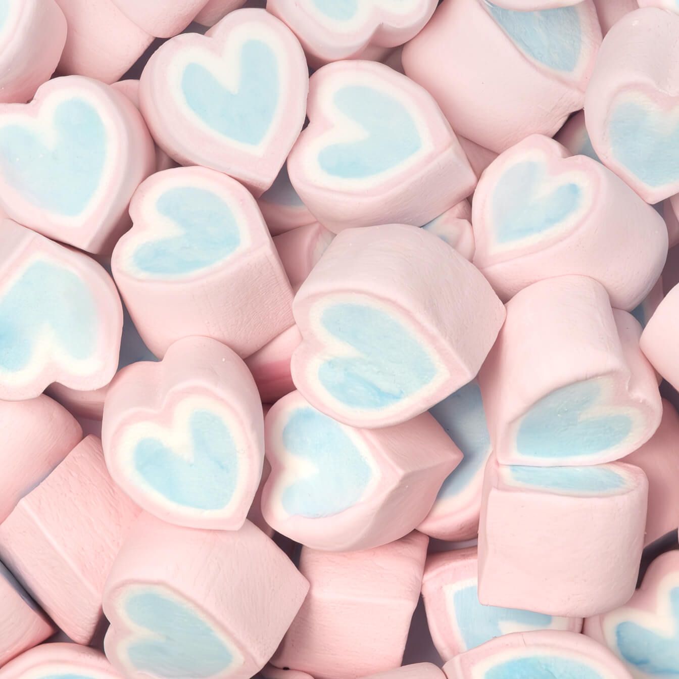 Dulcinubes Corazones Tricolor bolsa 837,5 g