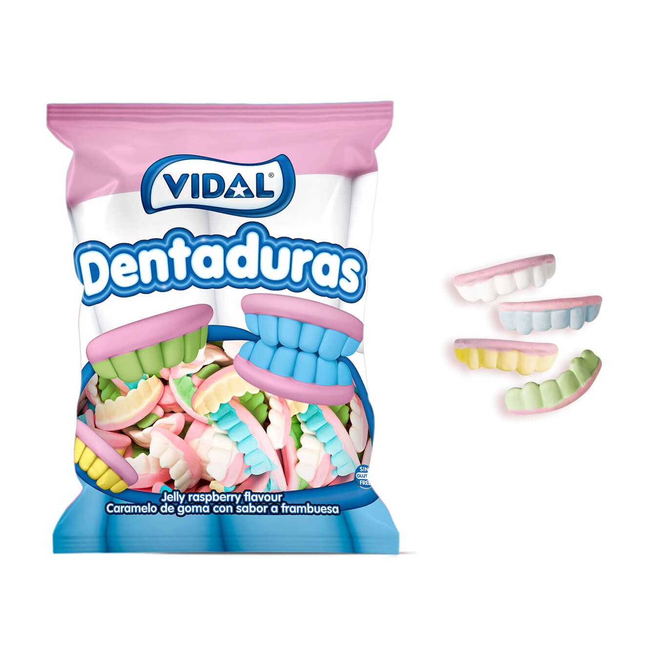Dentaduras colores bolsa 1,4 kg