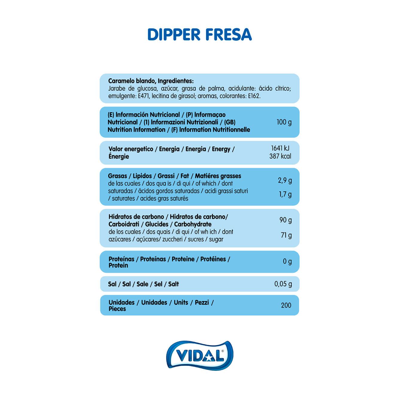 Dipper Fresa estuche 1,1 Kg