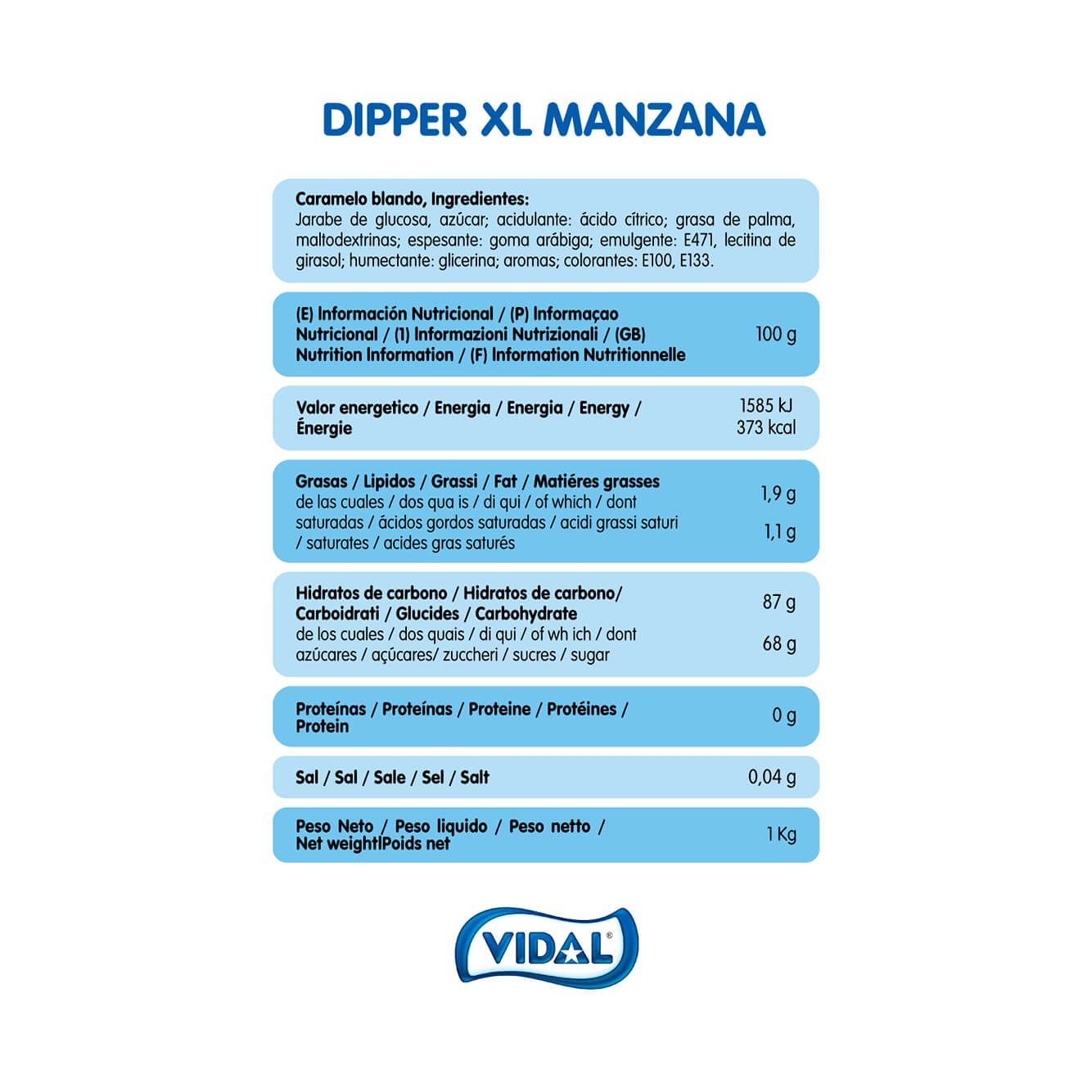 Dipper XL Manzana estuche 1 Kg