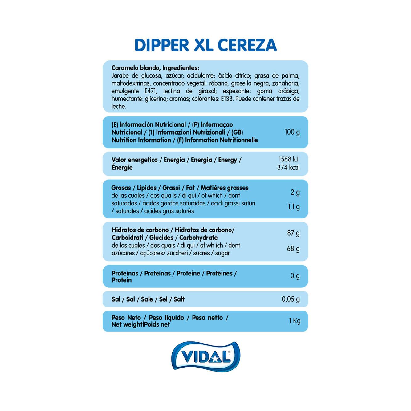 Dipper XL Cereza estuche 1Kg