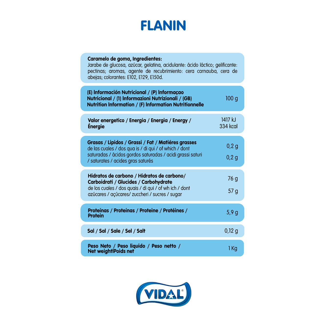 Flanin bolsa 1 Kg