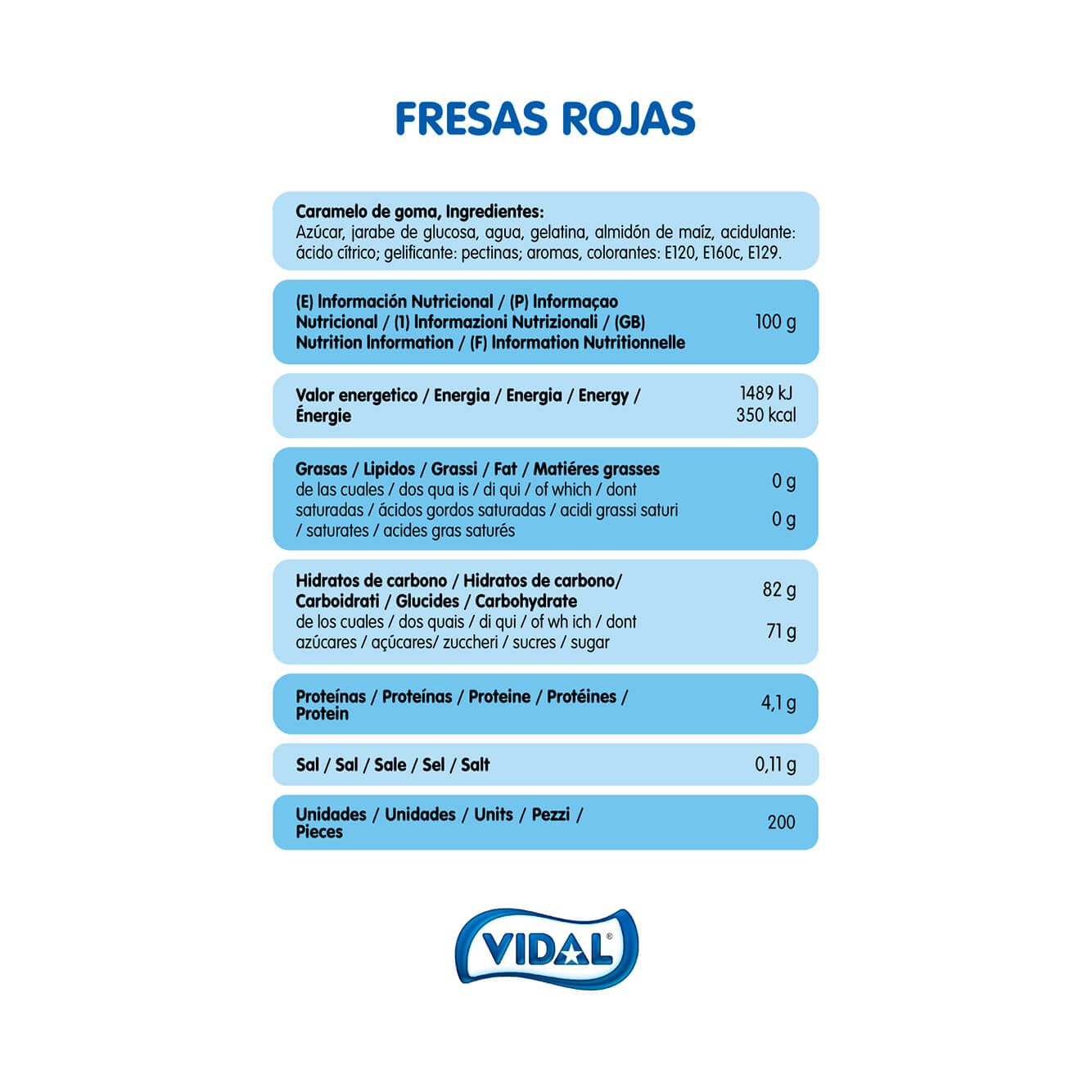 Fresas Rojas bolsa de 1,3 Kg