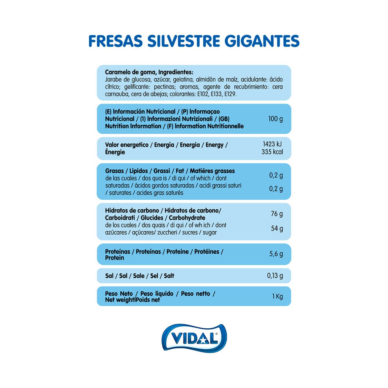 Fresas Silvestres Gigantes bolsa 1 Kg