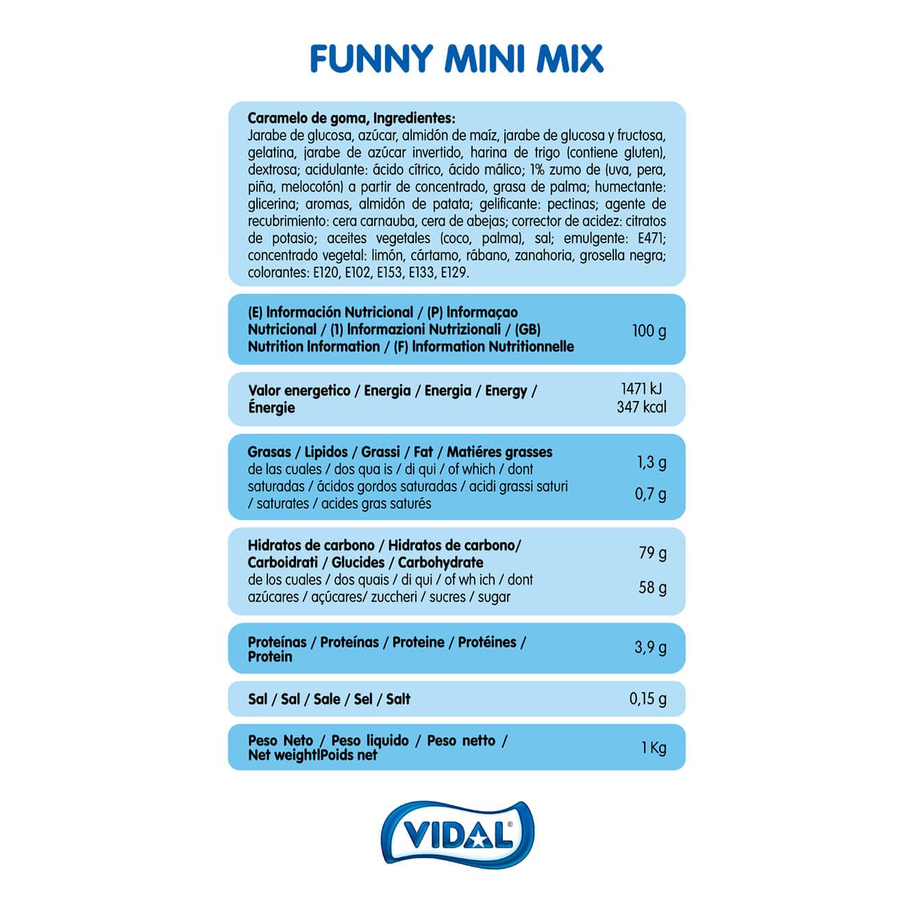 Funny Mini Mix bolsa 1 Kg