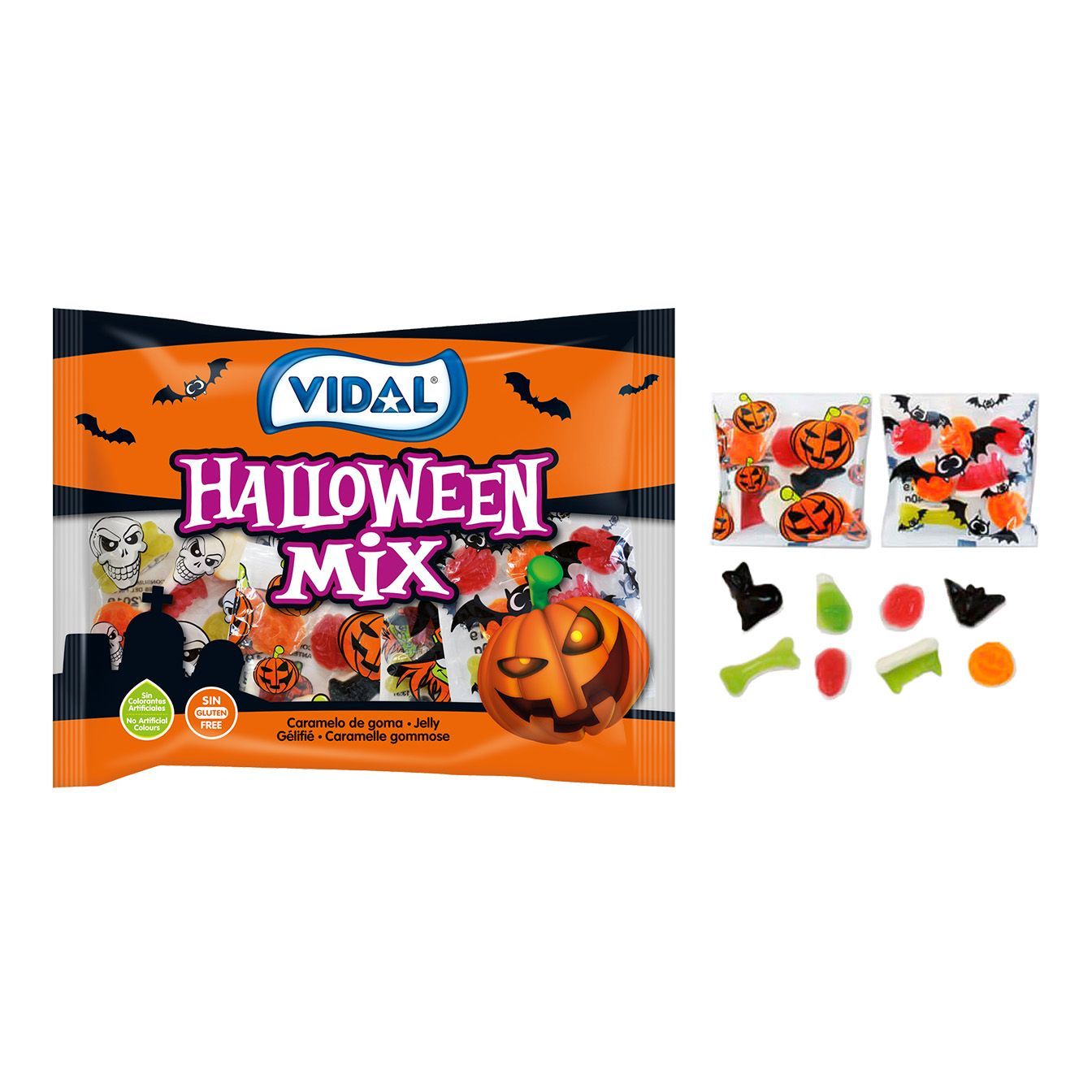 Halloween Mix chuches envueltas 400g