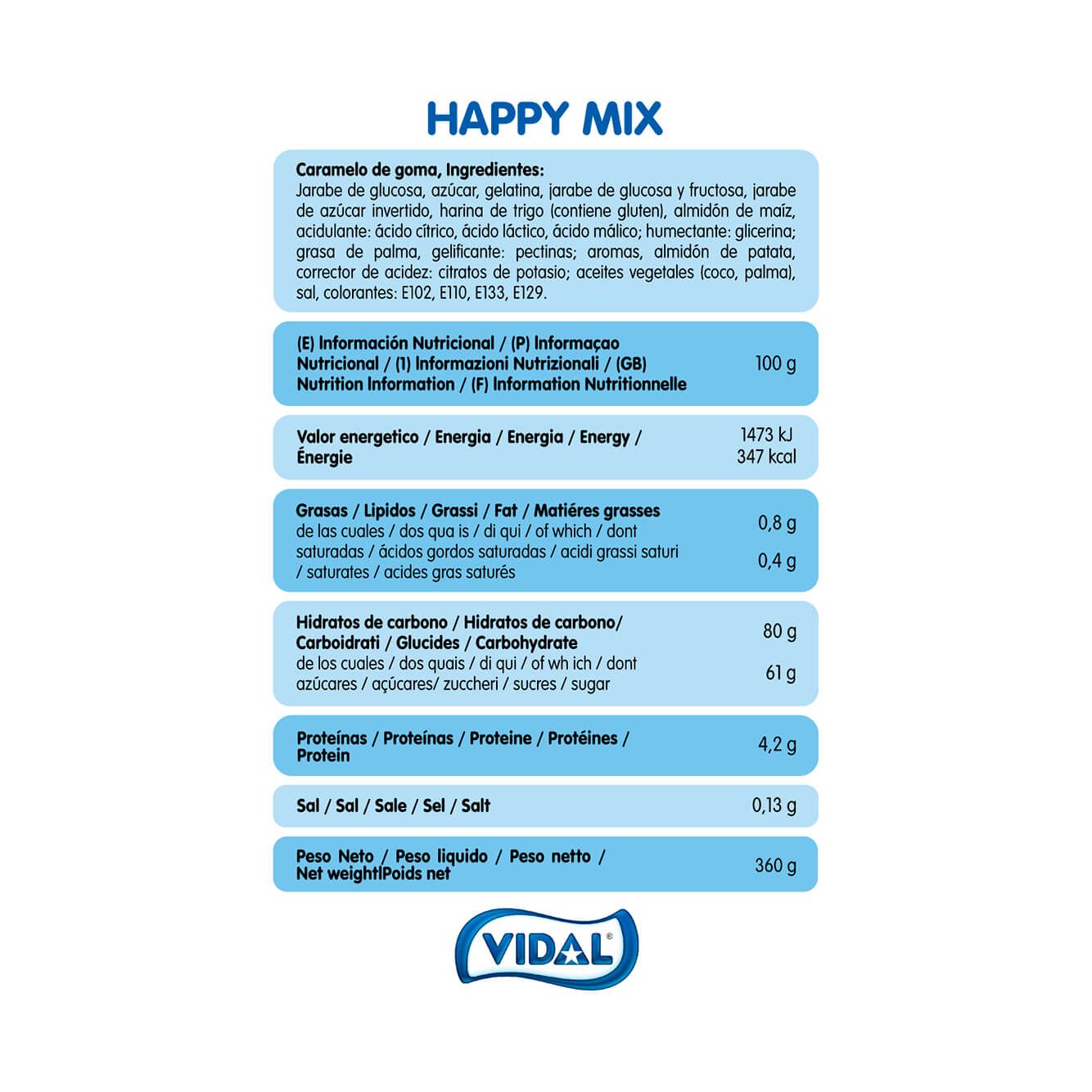 Happy Mix 12 tarrinas de 360g