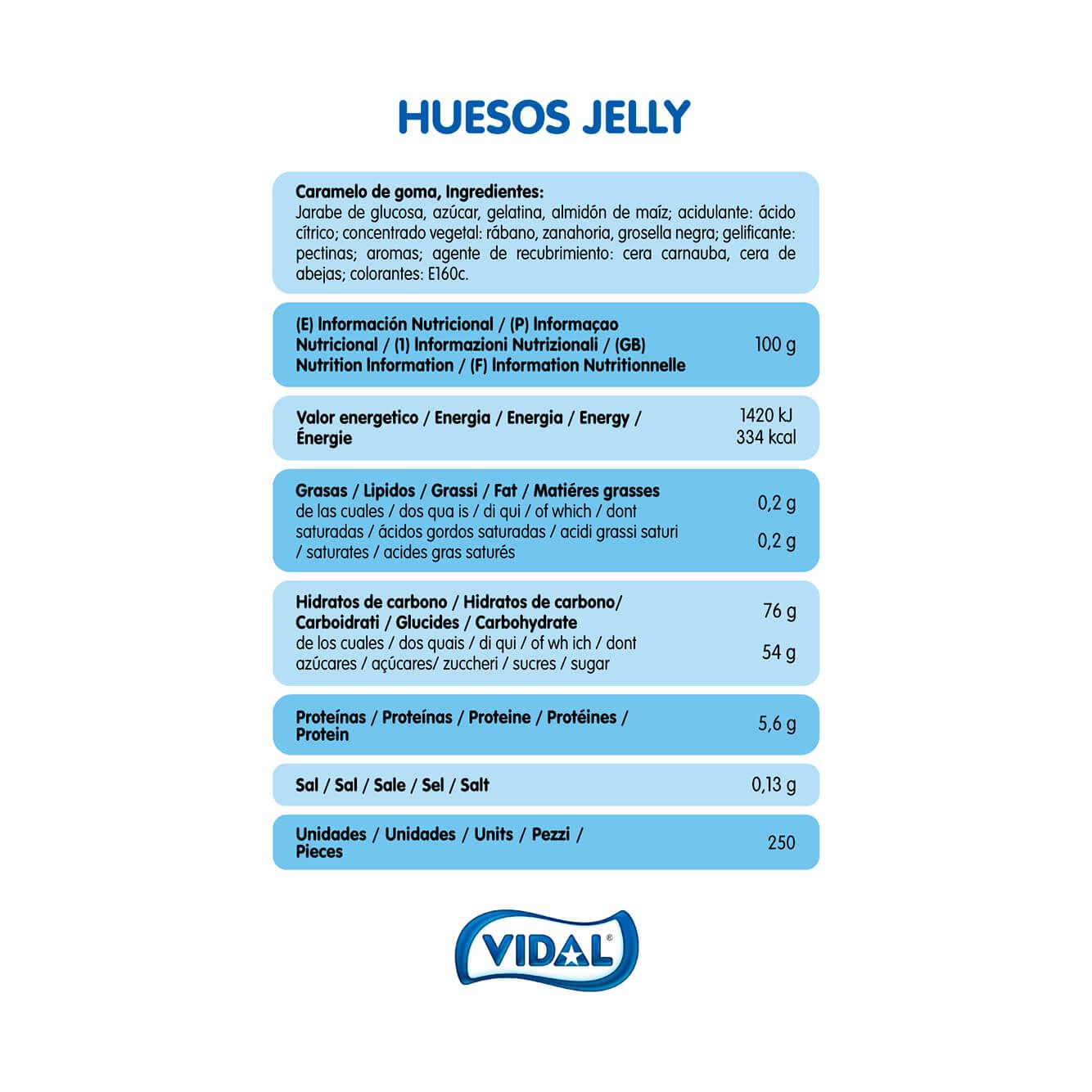 Huesos Jelly bolsa 1,5 Kg