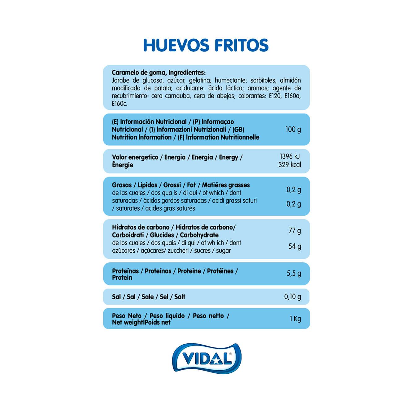 Huevos Fritos bolsa 1 Kg