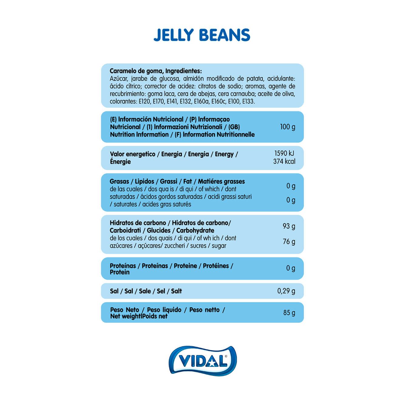 Jelly Beans 14 bolsas de 85 g