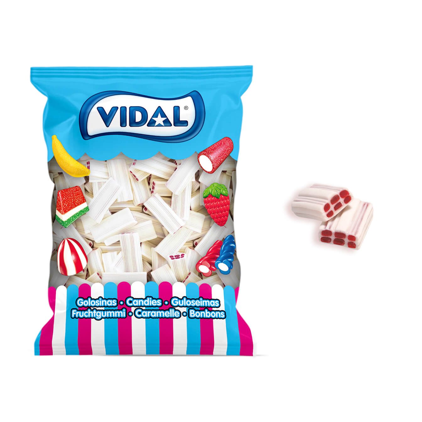 Ladrillos Blancos Fresa Nata bolsa 1,6 Kg