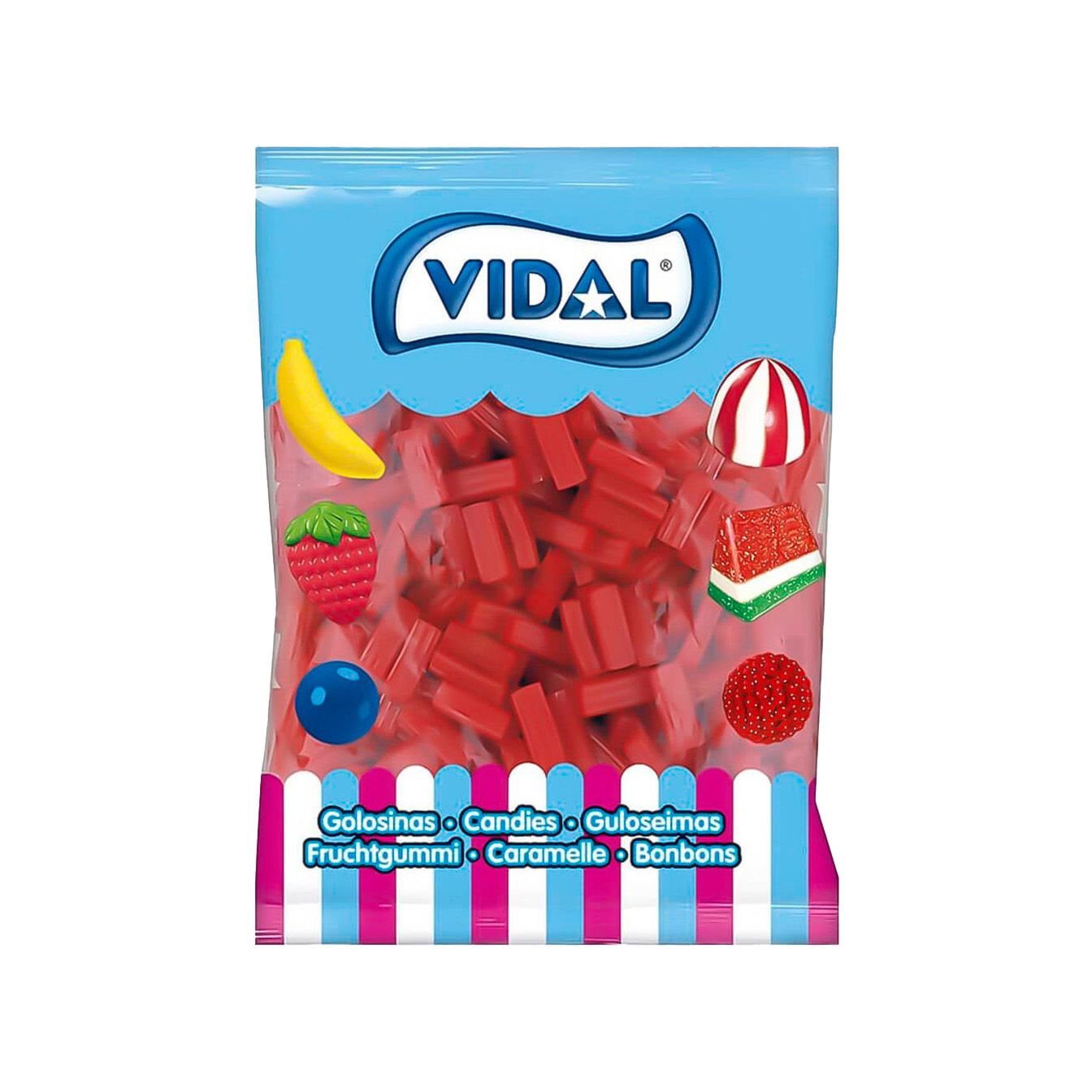 Ladrillos Fresa bolsa 1,5 Kg