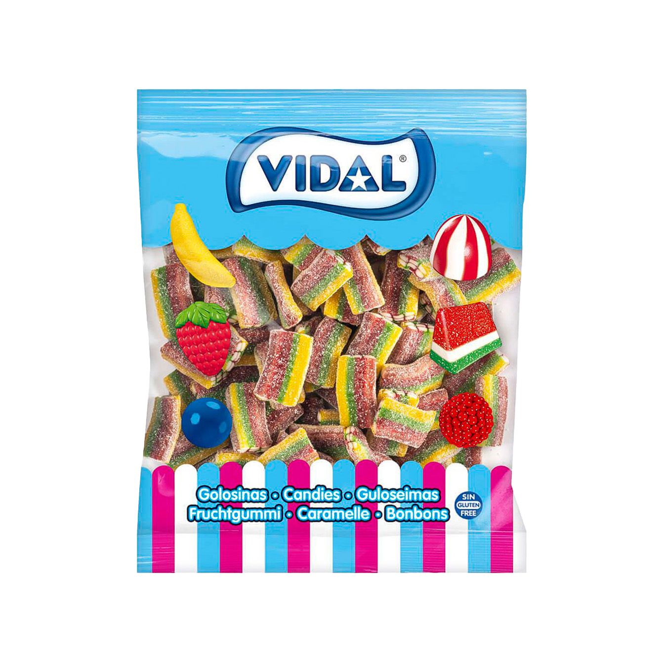 Ladrillos Rellenos Pica Multicolor bolsa 1,6 Kg