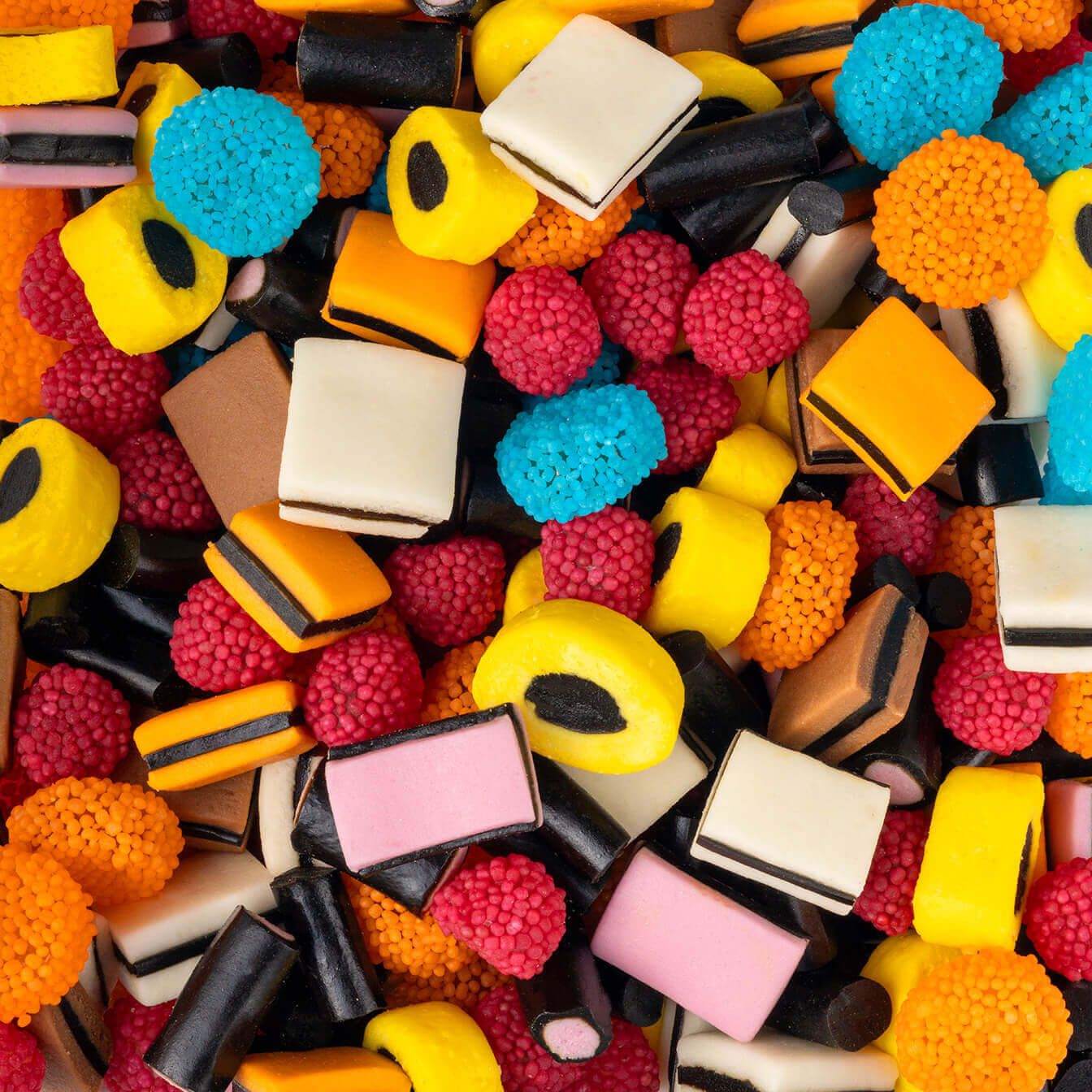 Licorice AllSorts Regaliz bolsa de 1 Kg