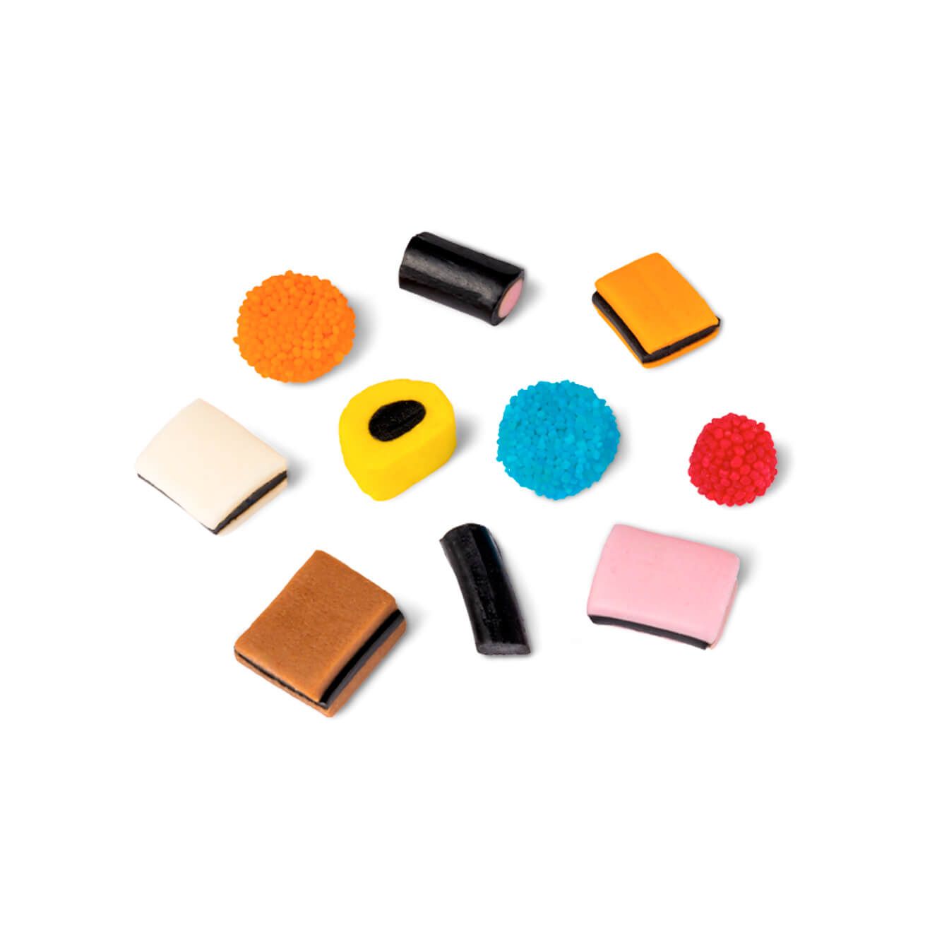 Licorice AllSorts Regaliz bolsa de 1 Kg