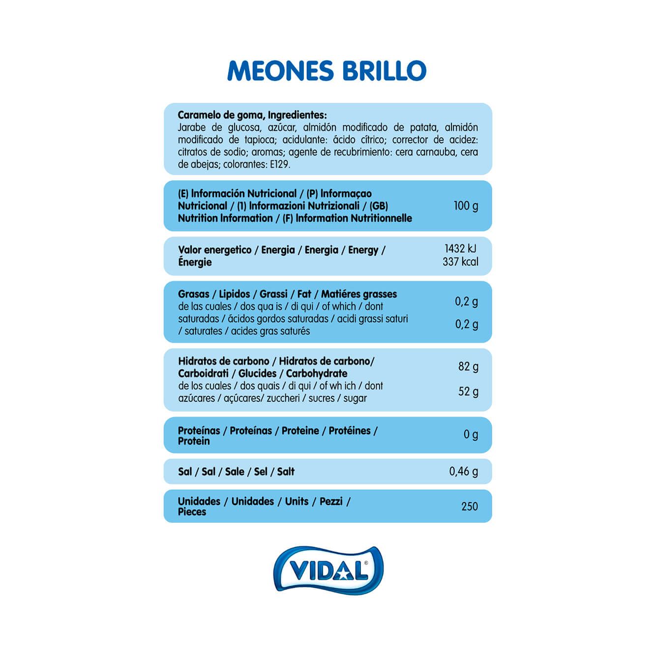Meones Brillo bolsa 1,5 Kg