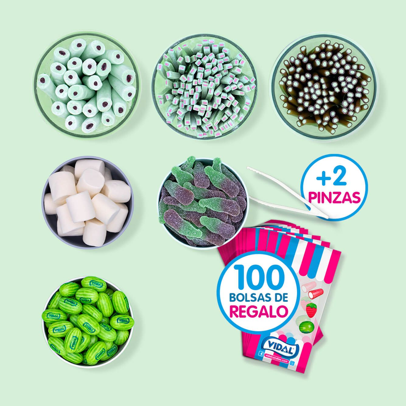 Mesa de chuches Futbolera