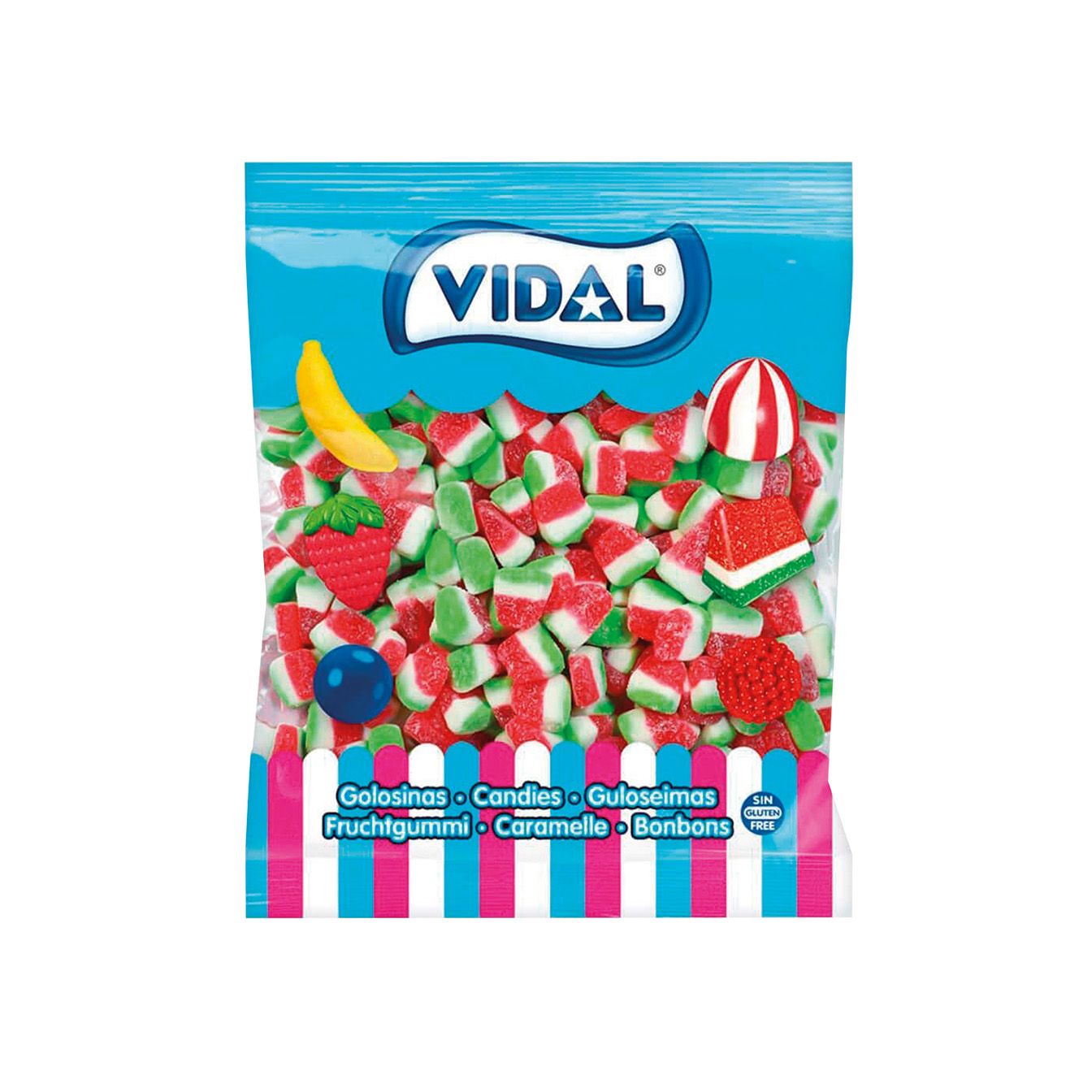Mini Tajadas Sandía bolsa 1 Kg
