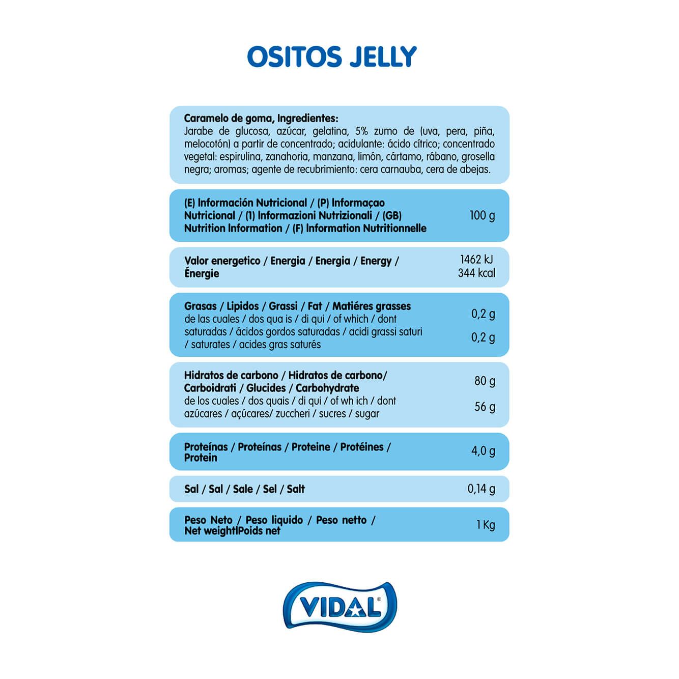 Ositos Jelly bolsa 1 Kg