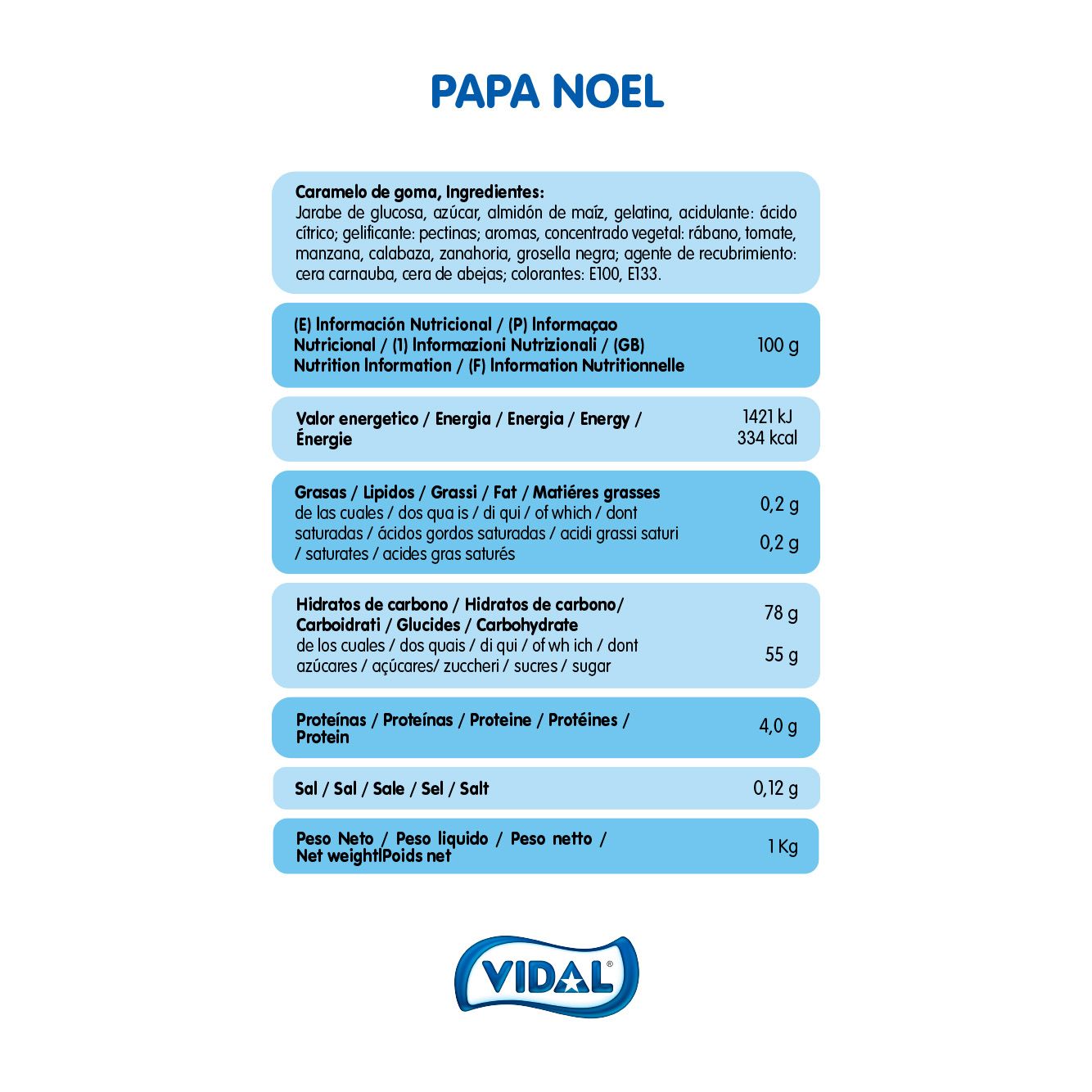 Papá Noel Bolsa 1 Kg