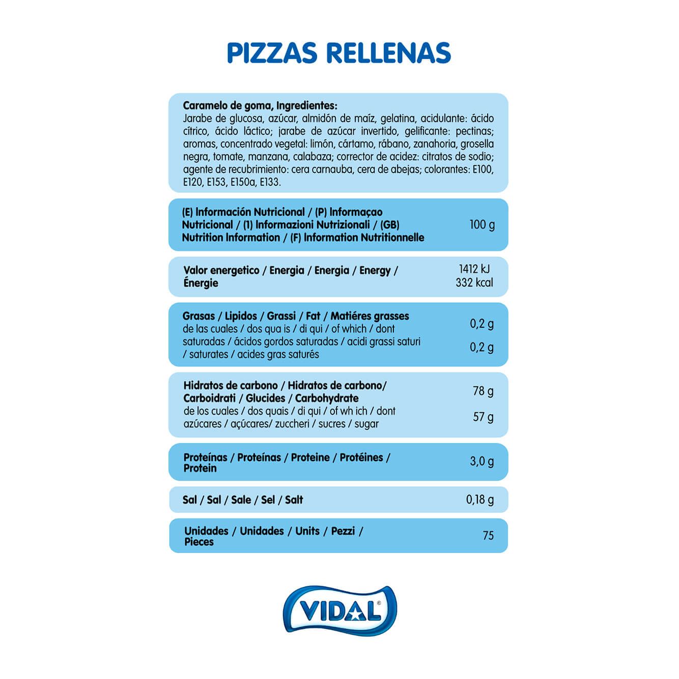 Pizzas Rellenolas bandeja de 795 g