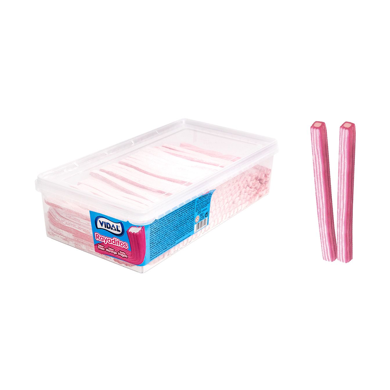 Rayaditos Fresa bandeja 1,4 Kg