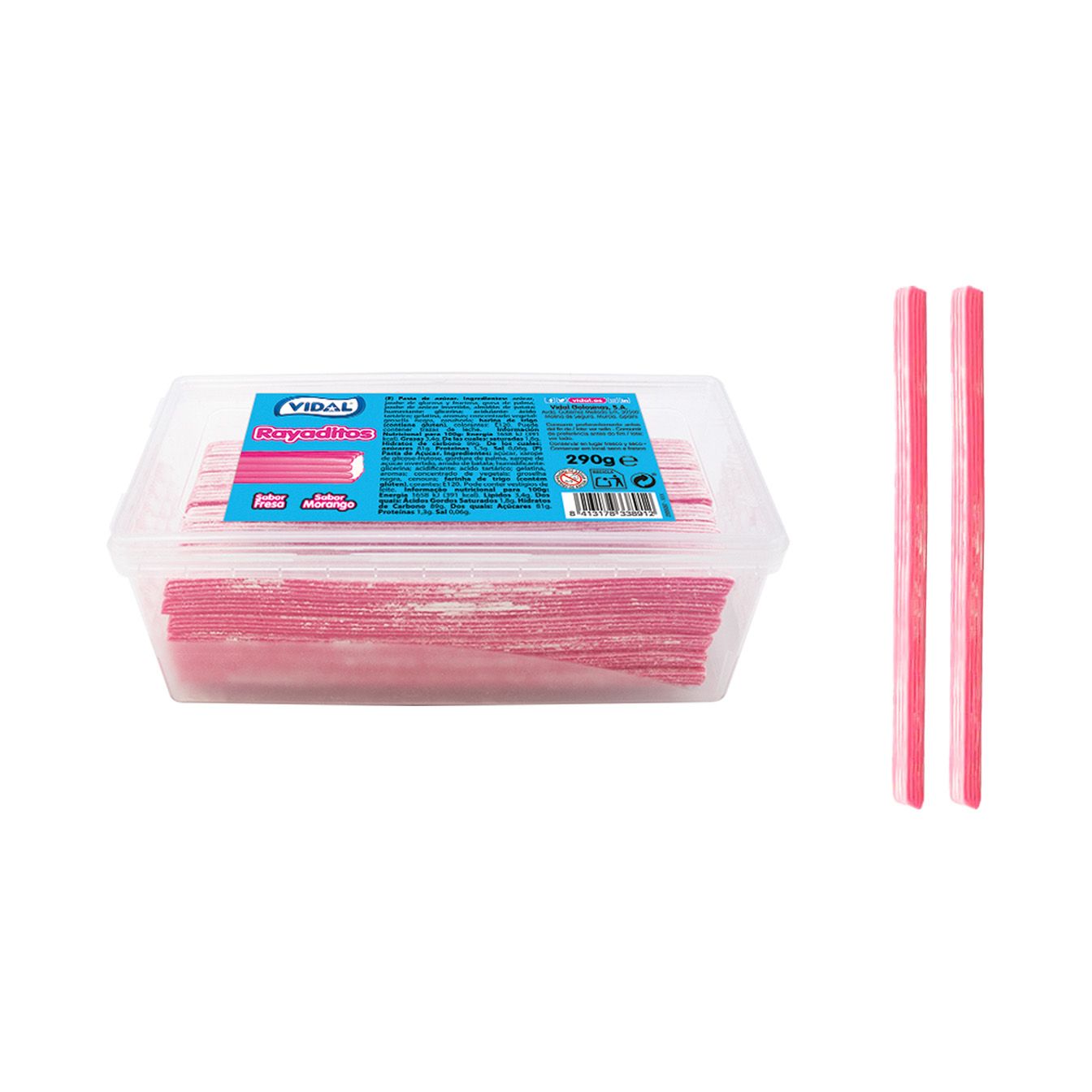 Rayaditos Fresa 9 tarrinas de 290g