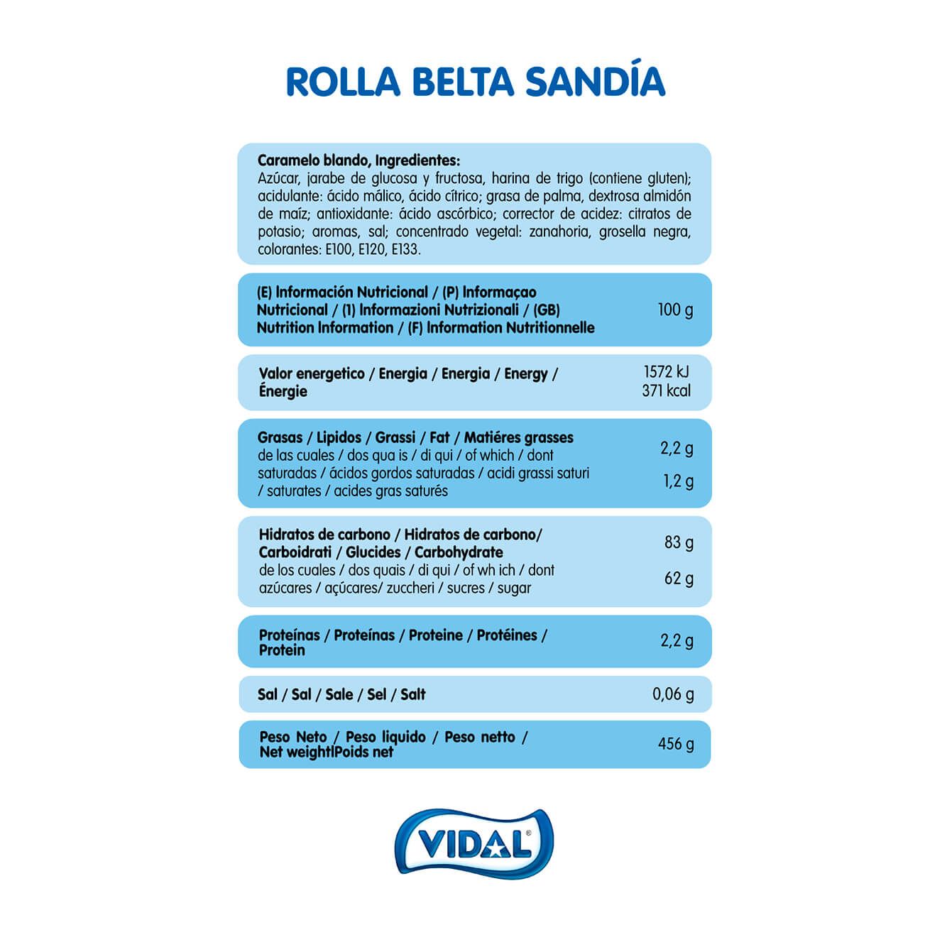 Rolla Belta Pica Sandía estuche 456 g