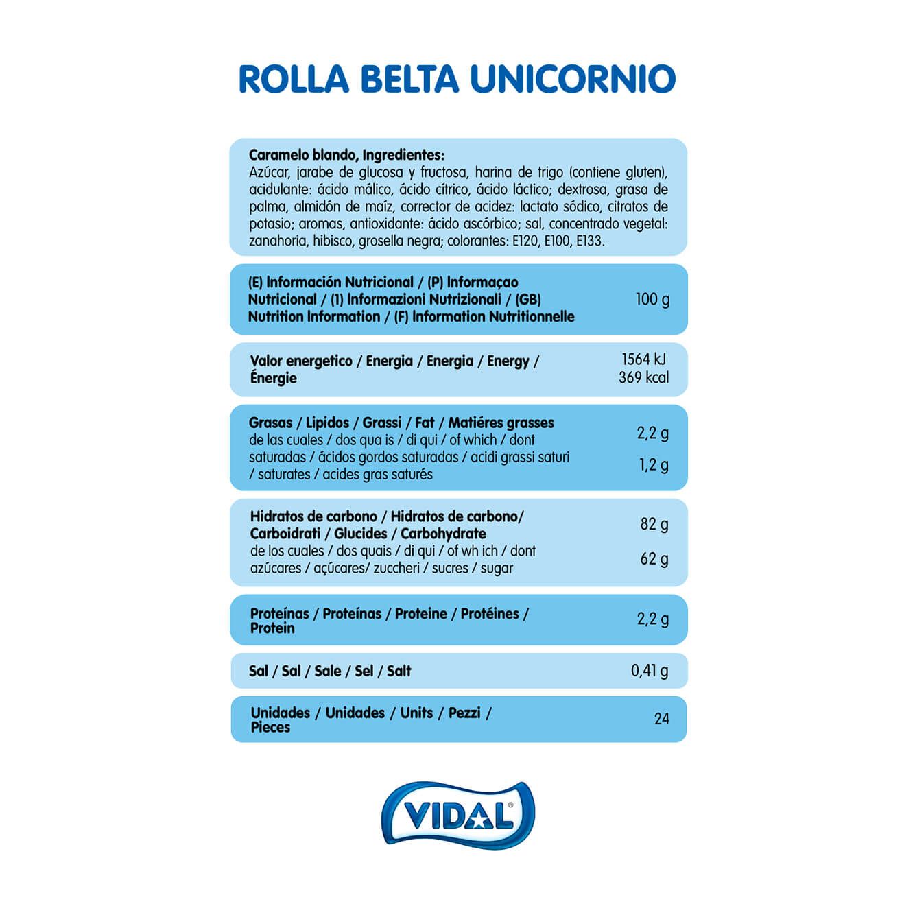 Rolla Belta Pica Unicornio estuche 456 g