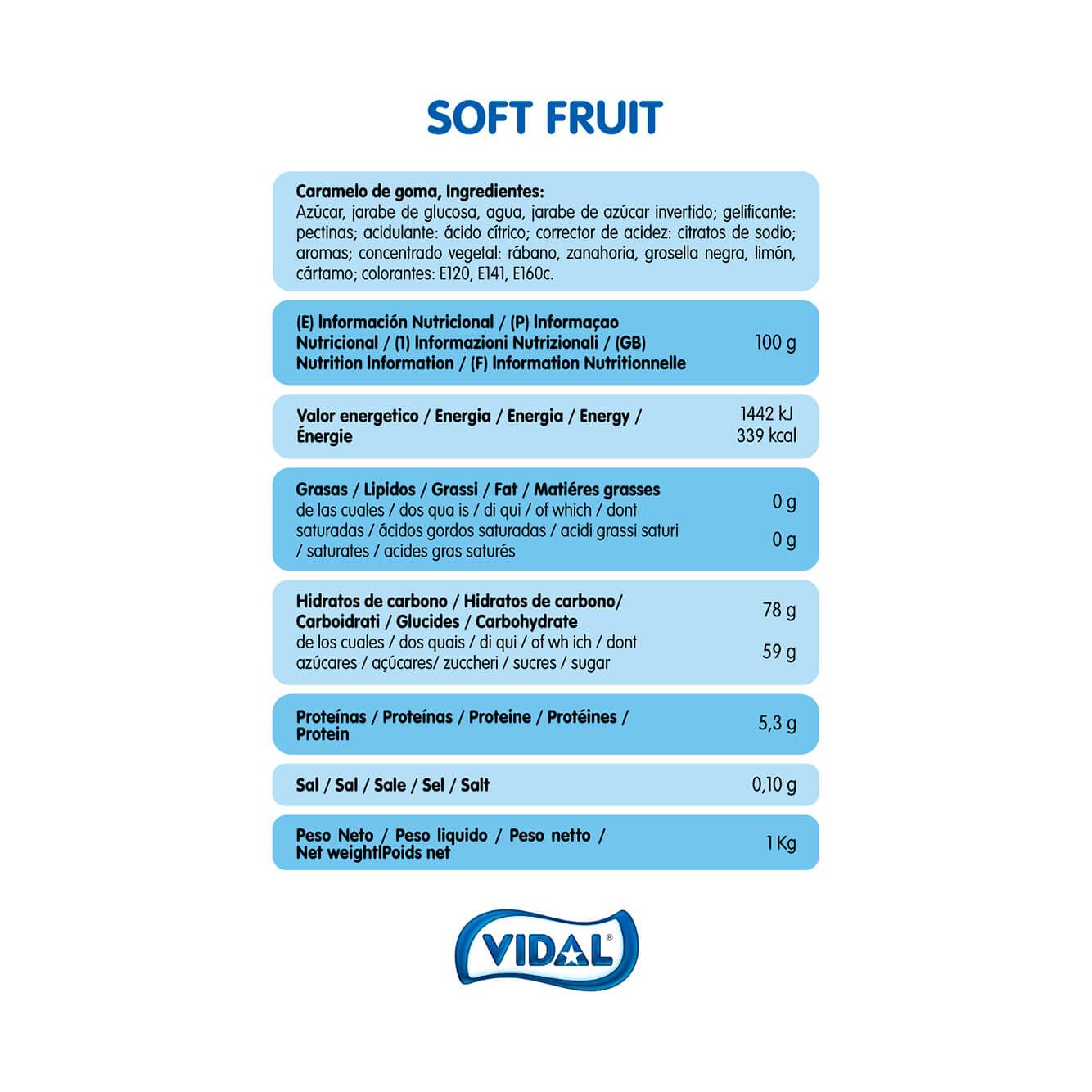 SoftFruit bolsa 1 kg