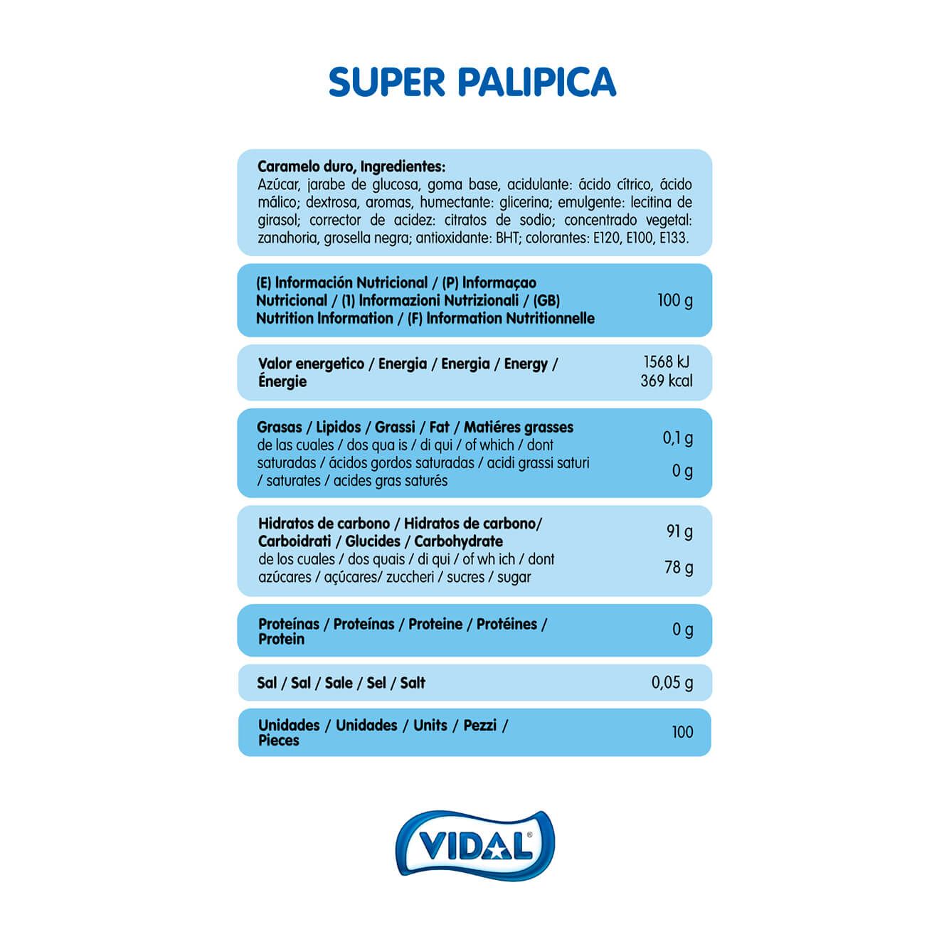 Super Palipica Cola Limón estuche 1,7 Kg