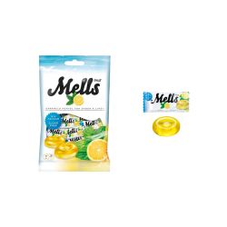 Mells limón Mentol  Sin Azúcar 12 bolsas de 80 g